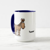 Funny Cowboy und seine Tasse (Vorderseite Links)