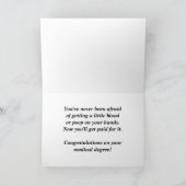 Funny Cowgirl Female GI Doctor - Western Karte (Innenseite)