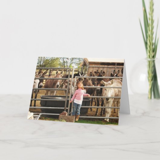 Funny Cowgirl Female GI Doctor - Western Karte (Vorderseite)