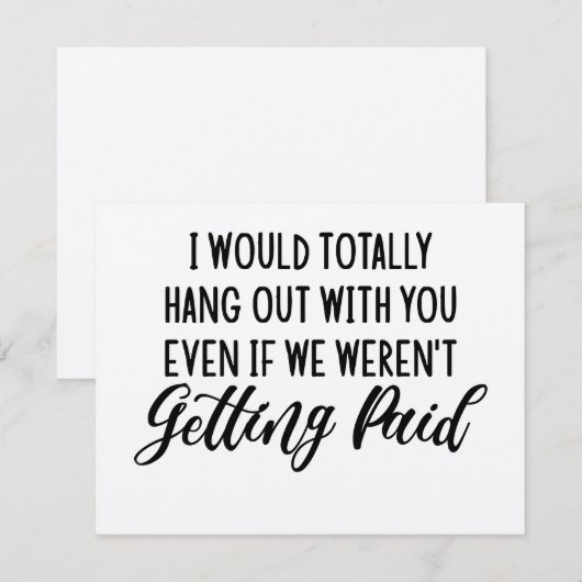 Funny Coworker Best Friend Gift Idee (Vorne/Hinten)