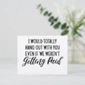 Funny Coworker Best Friend Gift Idee (Stehend Vorderseite)