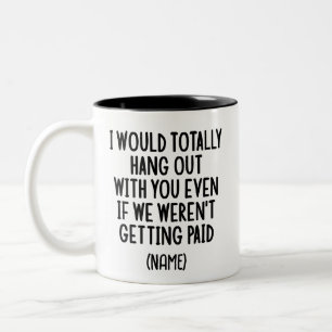 Funny Coworker Bester Gefallen-Geschenk-Idee Zweifarbige Tasse