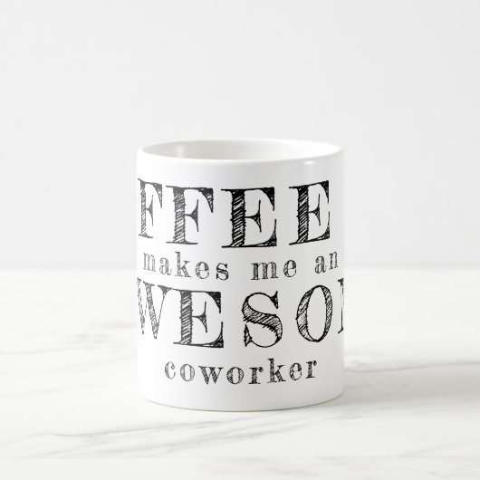 Funny coworker custom typography quoting gift kaffeetasse (Mittel)