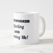 Funny Coworker Farb Kaffeezubereitung Tasse (Vorderseite Rechts)