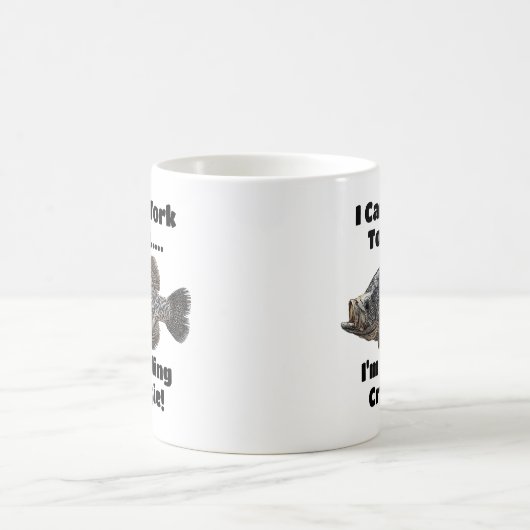 Funny Coworker Feel Crappie Angelpuppe Kaffeetasse (Mittel)