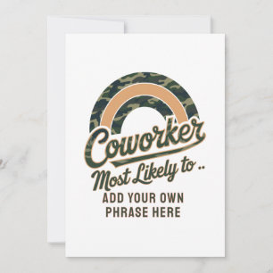 Funny Coworker gibt höchstwahrscheinlich : PERSONA Einladung