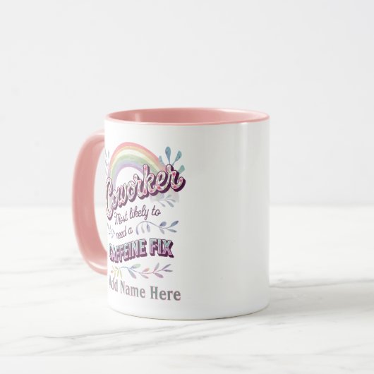 Funny Coworker gibt höchstwahrscheinlich : PERSONA Tasse (Vorderseite Links)