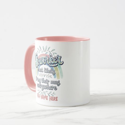 Funny Coworker gibt höchstwahrscheinlich : PERSONA Tasse (Vorderseite Links)