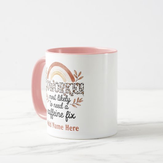 Funny Coworker gibt höchstwahrscheinlich : PERSONA Tasse (Vorderseite Links)