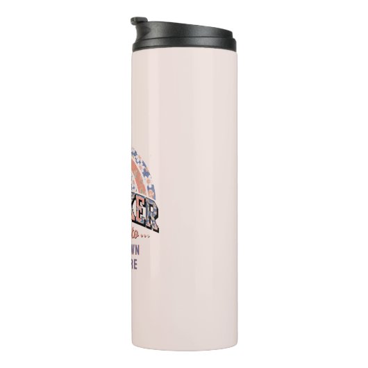 Funny Coworker gibt höchstwahrscheinlich : PERSONA Thermosbecher (Nach rechts gedreht)