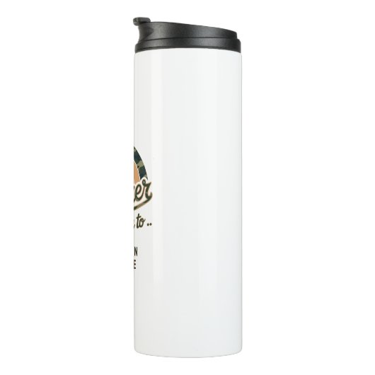 Funny Coworker gibt höchstwahrscheinlich : PERSONA Thermosbecher (Nach rechts gedreht)