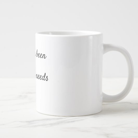 Funny Coworker gift Spaß Trendy Jumbo-Tasse (Rechts)