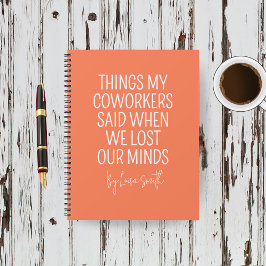 Funny Coworker Journal for Hospital Staff & Doctor Notizblock