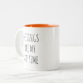Funny Coworker Quotes Office Humor Gift Mug Zweifarbige Tasse (Vorderseite Links)