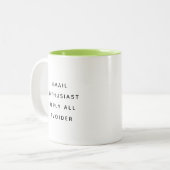 Funny Coworker Quotes Office Humor Gift Mug Zweifarbige Tasse (Vorderseite Links)