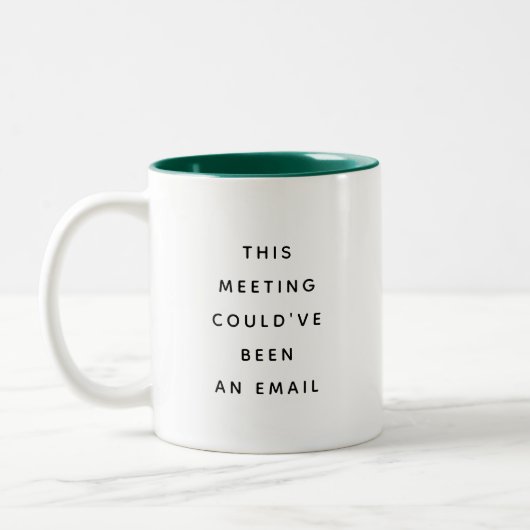 Funny Coworker Quotes Office Humor Gift Mug Zweifarbige Tasse (Links)