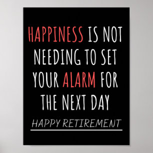 Funny coworker retirement poster