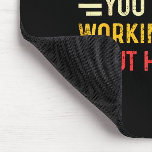 Funny Coworker Saying Humor Work Sarcastic Employe Mousepad (Ecke)