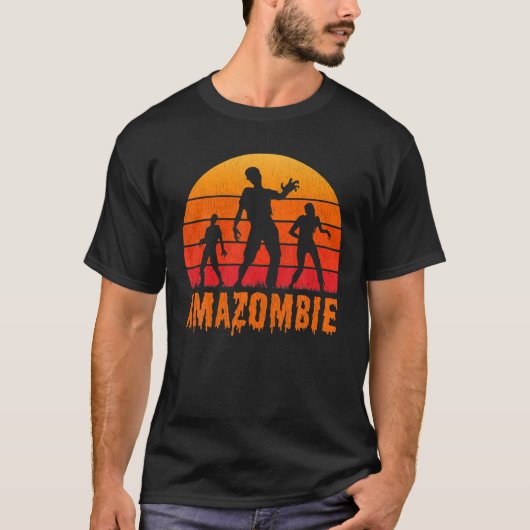 Funny Coworker T-Shirt Associate Zombie Warehouse (Vorderseite)