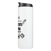 Funny COWORKER Verlassend Goodluck Goodbye Friend Thermosbecher (Nach rechts gedreht)