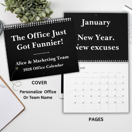 Funny Coworker Wall Calendar 2026 Kalender