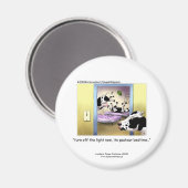 Funny Cows:Novelty Magnet: "Pasteur Bedtime" Magnet (Vorderseite/Rückseite)