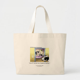 Funny Cows: Tote Tasche "Pasteur Bedtime"