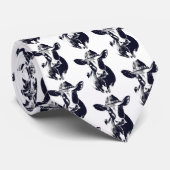 Funny Cows Western Cowboy Pattern Krawatte (Gerollt)