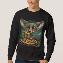 Funny Coyote Eßpizza Sweatshirt