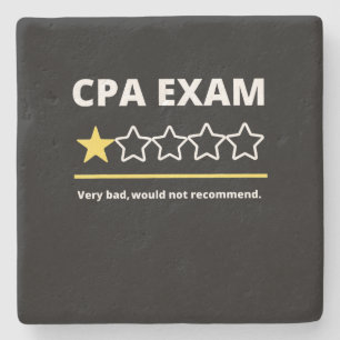 Funny CPA Prüfung Buchhalter Männer Frauen Gesch Steinuntersetzer