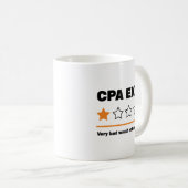 Funny CPA Prüfung Buchhalter Männer Frauen Geschen Kaffeetasse (VorderseiteRechts)