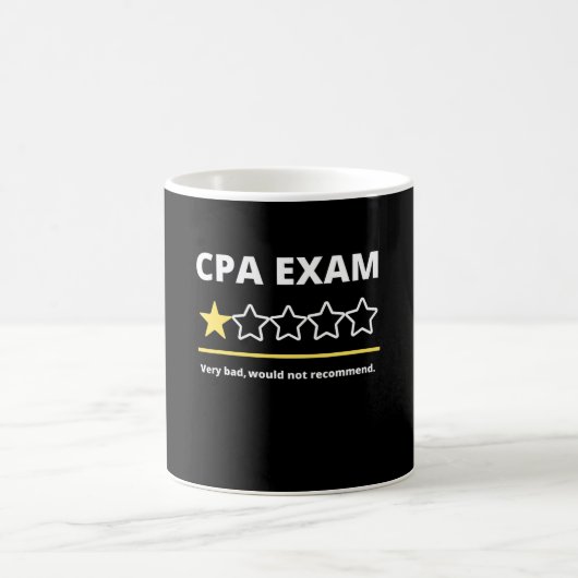 Funny CPA Prüfung Buchhalter Männer Frauen Geschen Kaffeetasse (Mittel)