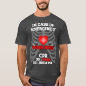 Funny Cpr Instructor First Aid for Nurses CPR T-Shirt (Vorderseite)