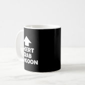 Funny Crab Rangoon Apparel _ Hilarious Foodie Kaffeetasse (Vorderseite Links)