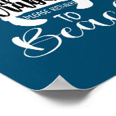 Funny Crab Seafood Lover Wenn Crabby bitte zurückg Poster (Ecke)