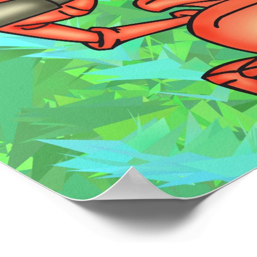 Funny Crab Spy Poster (Ecke)