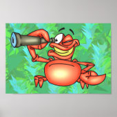 Funny Crab Spy Poster (Vorne)