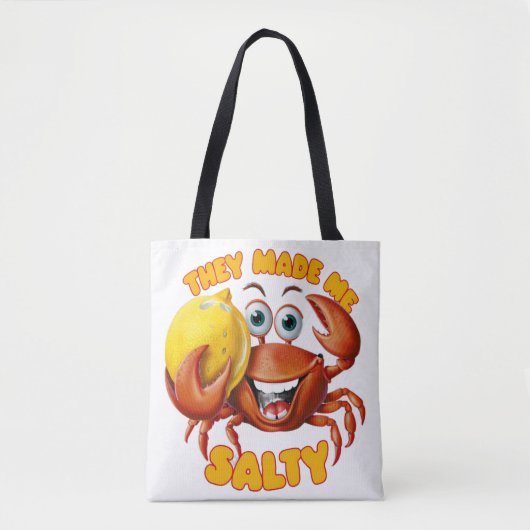 Funny Crab Tasche (Vorderseite)