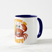 Funny Crab Tasse (VorderseiteRechts)