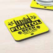 Funny Craft Beer Labels Getränkeuntersetzer (Linke Seite)