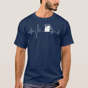 Funny Craft Biere Lover Heartbeat Cooles Zuhause-G T-Shirt