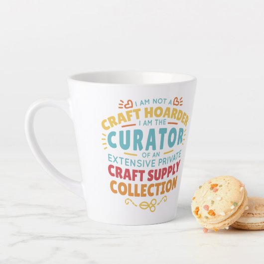 Funny Craft Hoarder Collector Quote Sprichwort Milchtasse (Beispiel)