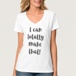 Funny Crafter und DIY Sprichwort Brush Letters T-Shirt