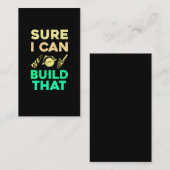 Funny Craftsman Dad Woodworking Husband Visitenkarte (Vorne/Hinten)