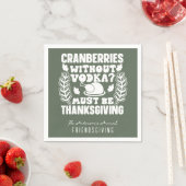 Funny Cranberries ohne Volka Friendsgiving Serviette (Beispiel)