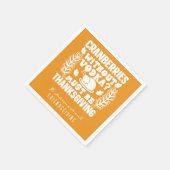 Funny Cranberries ohne Volka Friendsgiving Serviette (Ecke)