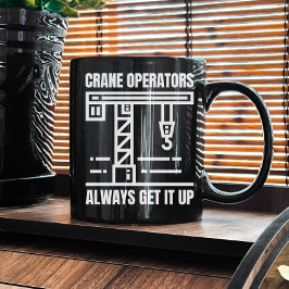 Funny Crane Operator | Spaß der Baustelle Kaffeetasse