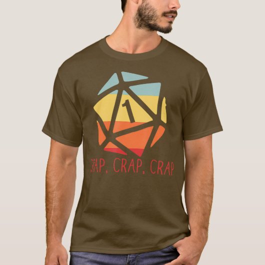 Funny Crap Crap Crap Kritischer Versag Fumble Gami T-Shirt (Vorderseite)