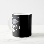 Funny Crappie Fischen Pan Fisch Freshwater Fisherm Kaffeetasse (Vorderseite Links)