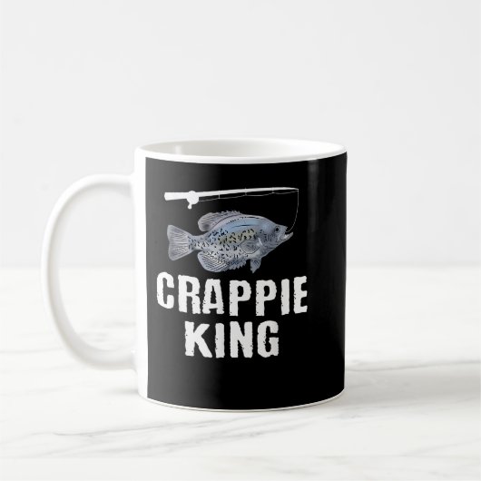 Funny Crappie Fischen Pan Fisch Freshwater Fisherm Kaffeetasse (Links)